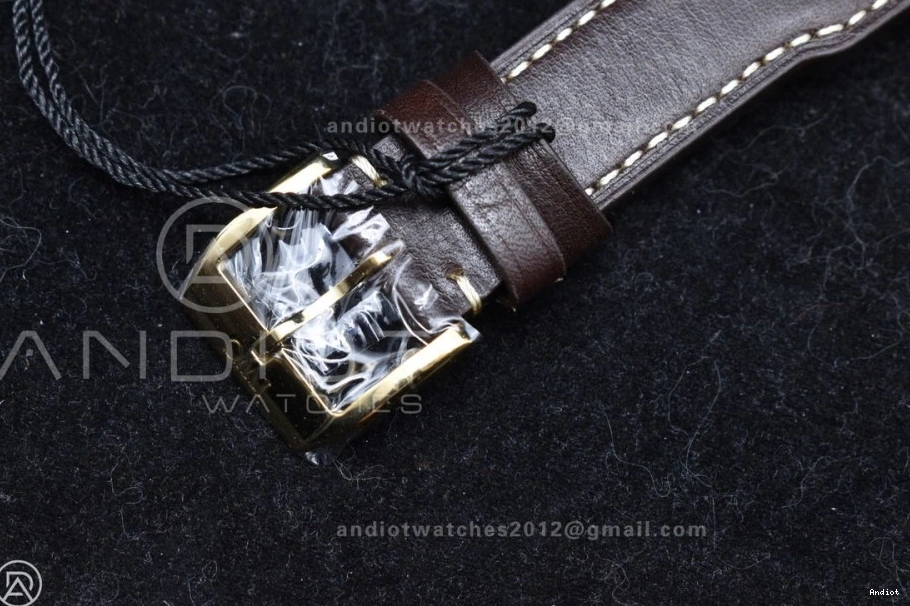 Black Brown A52000 Dial Pilot Edition on IW501005 Leather Big ZF 1:1 Best Bronze Strap Real 0206